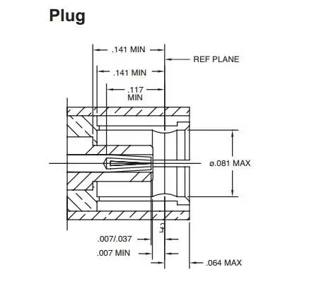 SMB Female Right Angle Crimp-Type RF Coaxial Connector for Cable Rg316