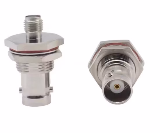 BNC macho para RCA fêmea ou macho RF adaptador coaxial conector de áudio CCTV